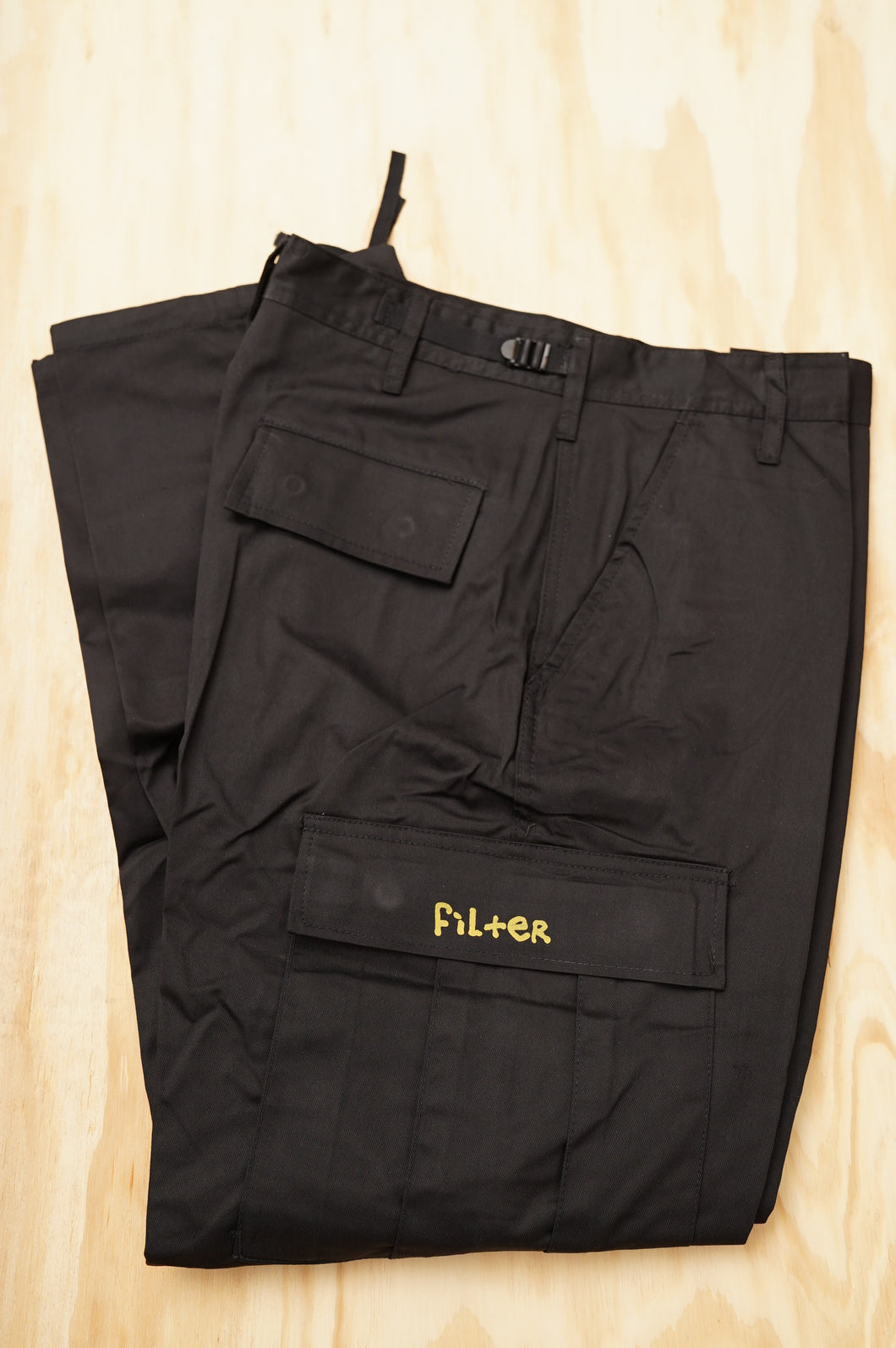 Filter Cargo Pant Black