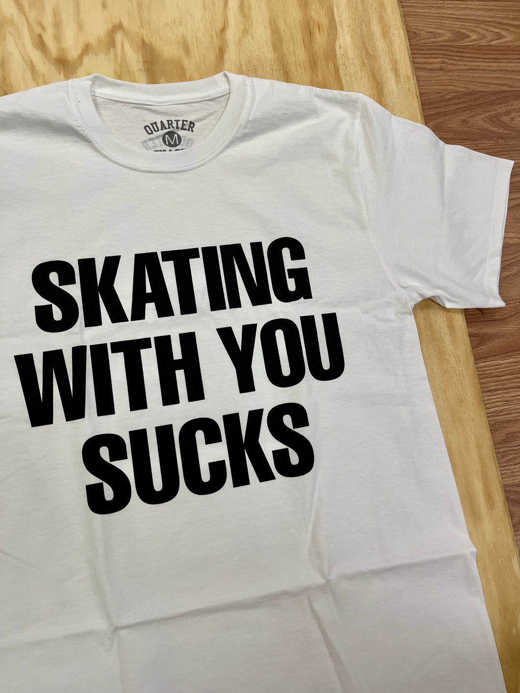 Quarter Snacks Skating With You Tee White